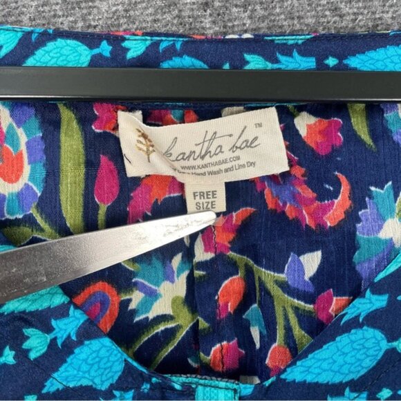 Kantha Bae Women Bowie Muu Jumpsuit Hippie Bohemian Lagenlook Abstract Free Size - Picture 5 of 16